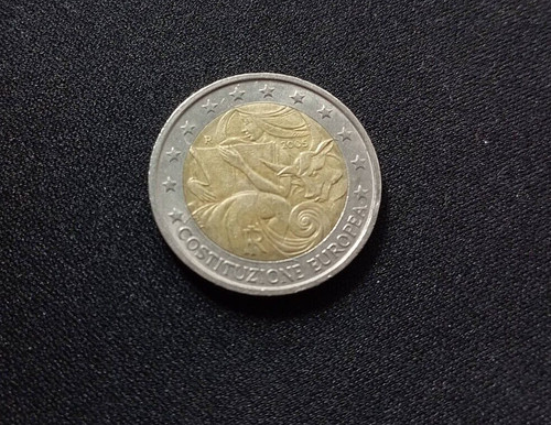 Moneta commemorativa euro - moneta,